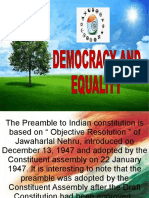 Democracy and Equality