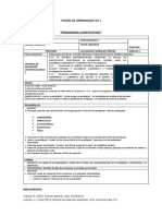 Sesión de Aprendizaje #1 de Investigacion Ii