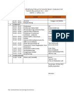 Rundown Acara Perpisahan 2023