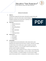 Informe microscopo vistas de cada lente