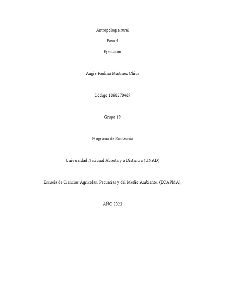 Antropología Rural y Desarrollo Ecológico | PDF | Antropología ...