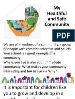 WEEK4 QTR4 DAY1 My Healthful and Safe Community