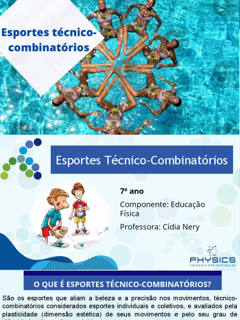Esportes Técnico-Combinatórios Explicados | PDF | Ginástica | Esportes ...