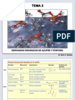 TEMA 3. Compuestos Orgánicos de Azufre y Fósforo