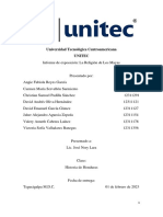 Informe de Exposición (Religión de Los Mayas)