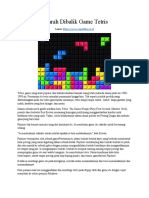 Sejarah Dibalik Game Tetris