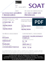 La Positiva Seguros Y Reaseguros 211 0211 LIMA Y/O Provincias