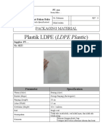 Spesifikasi Plastik LDPE 20 X 15