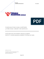 PANDUAN PENGGUNA (SUPPLIER) - Initiate Service Entry