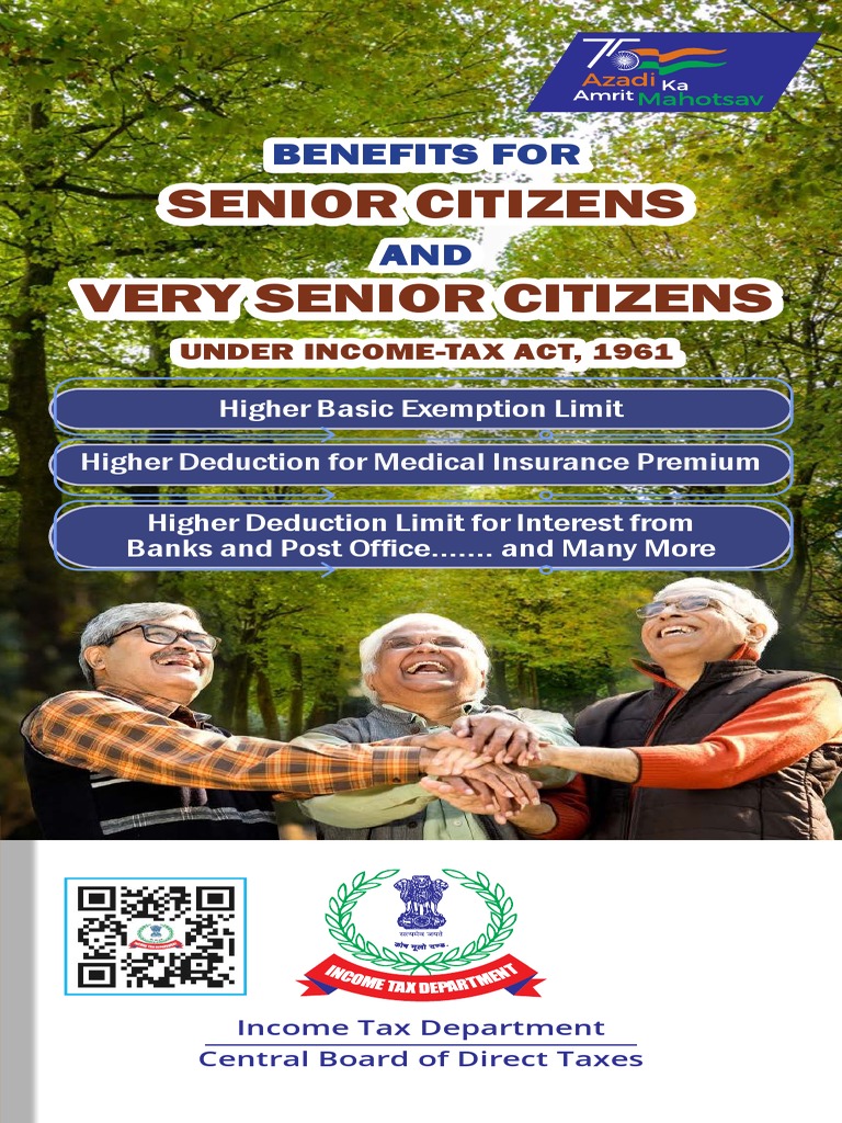 Benefits For Senior Citizens Very Senior Citizens English PDF Tax