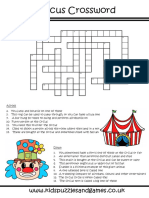 2022 08 30 - Circus-Crossword