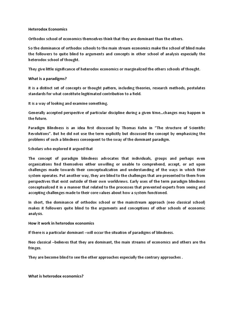 Heterodox | PDF | Finance & Money Management