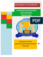 Cover Laporan Pengaduan Masyarakat 2021