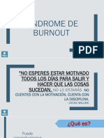 Sindrome de Burnout Presentacion