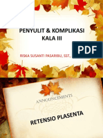 Penyulit Komplikasi Kala Iii