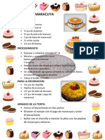 33.receta Torta de Maracuya