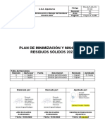 Plan de Minimización y Manejo de Residuos Sólidos 2023