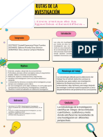 Póster Las Rutas de La Investigación