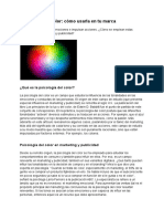 Psicología Del Color para Marketing - Espanol