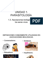 U I - 1.3. Definiciones Utilizadas Parasitología