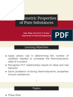 Volumetric Properties of Pure Substances