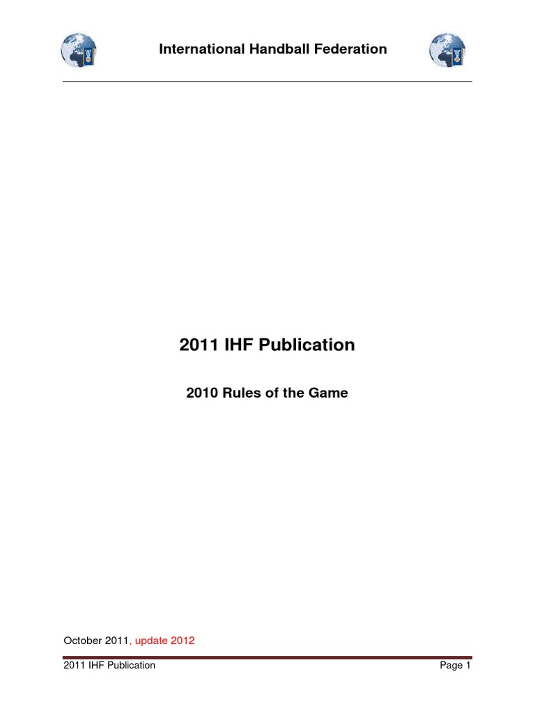 0 0 IHFPublication E finalGB PDF Sports Rules And Regulations