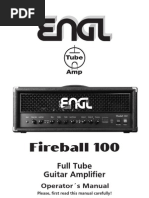 Fireball 100: Full Tube Guitar Amplifier