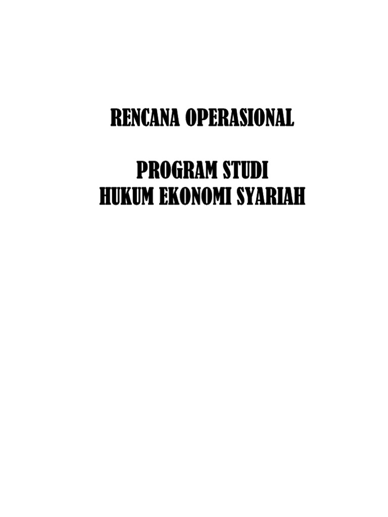 RENOP Prodi HES | PDF | Bisnis | Seni