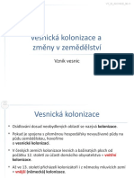 Vy 32 Inovace 06-11 (Vesnicka Kolonizace Zmeny V Zemedelstvi