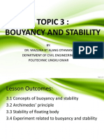 Topic 3 Bouyancy and Stability