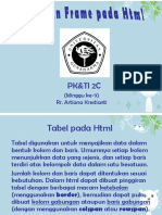 PKTI 2C Tabel Dan Frame