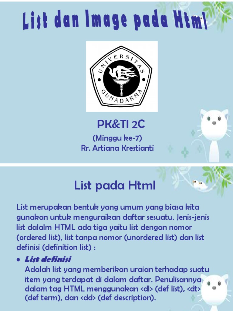 PKTI 2C List Dan Image | PDF | Komputer