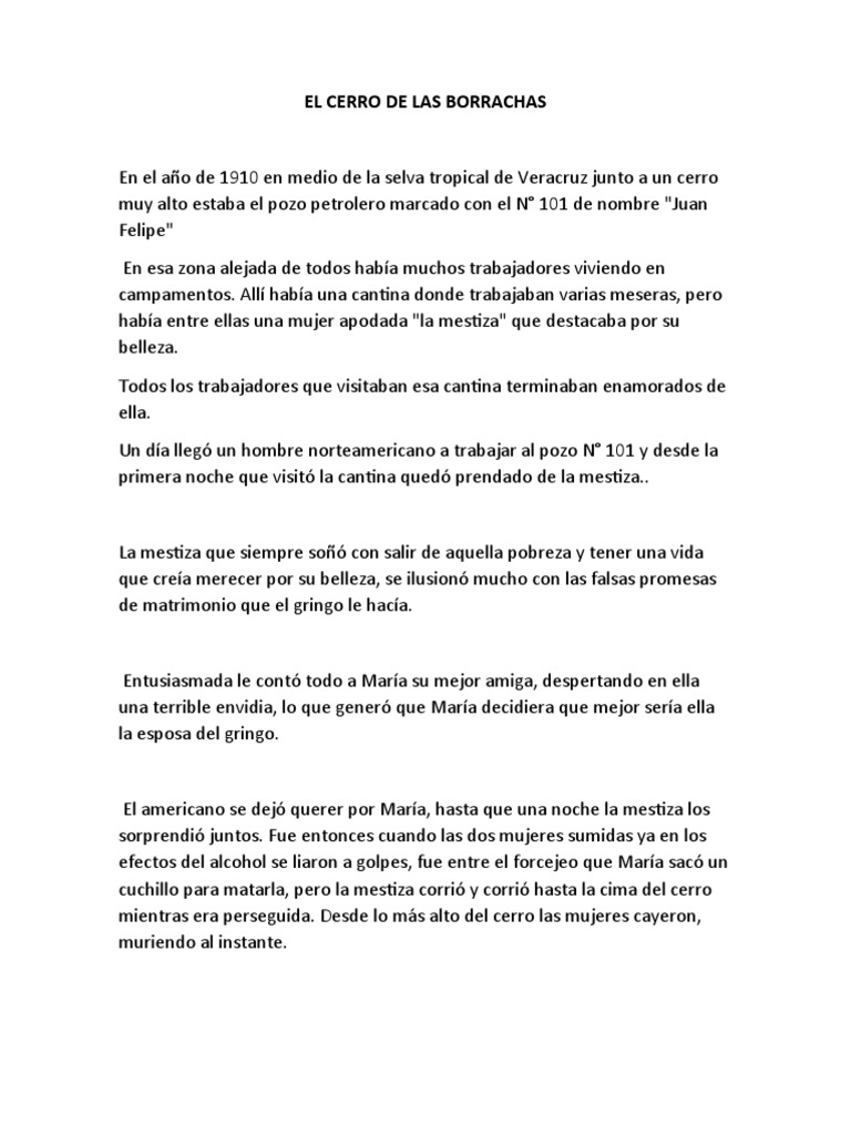 Cerro de Las Borrachas PDF