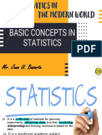Lesson 1 Basic Concepts in Statistics