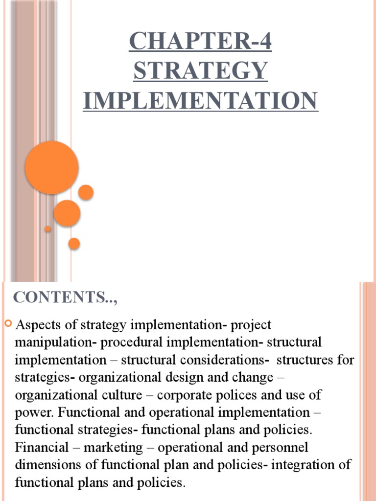 Chapter 4 | PDF | Strategic Management | Leadership
