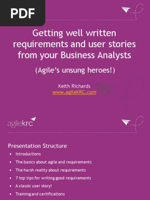 User Story Checklist