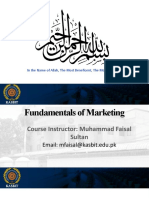 35038fund of Marketing Lecture 3 SP 23