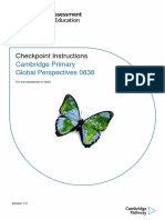 0838 Primary Global Perspectives Checkpoint Instructions - tcm142-652604