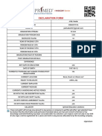 Declarationform