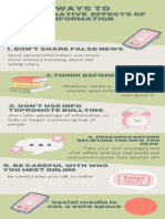 Green & Pink Unplugged Offline Tech Life Tips List Infographic (1)