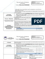 Plan de Acción 4to Grado Computación 3ra Semana