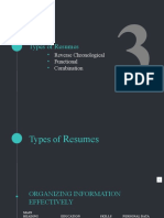 Element of A Resume - Part 1