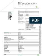 Squre D 60127 Circuit Breakers Data Sheet