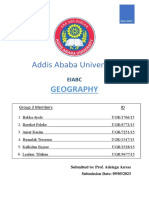 Addis Ababa University: Geography