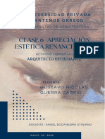 TAREA F-III Clase 6 - Apreciación Estética