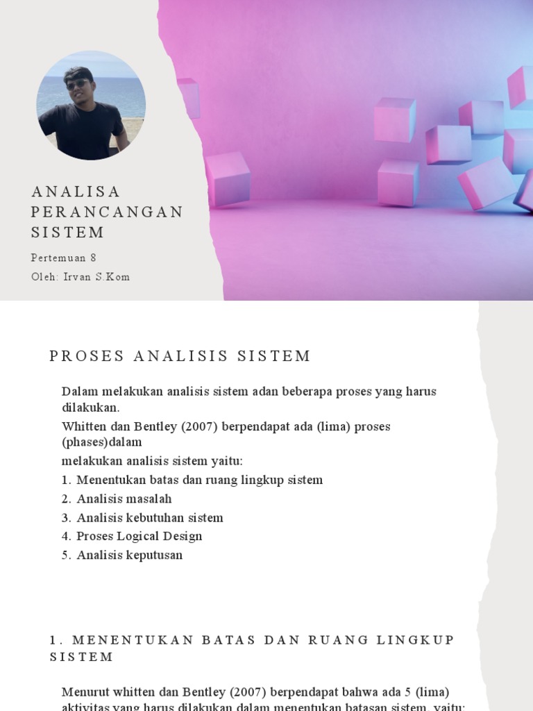 Analisa Perancangan Sistem | PDF