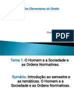 1 - Aula de Introdução Ao Estudo de Direito-IED