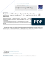 Corrigendum To &#x201c Clinical Impact of Splenic