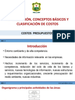 Introducción, Conceptos Básicos y Clasificación de Costos