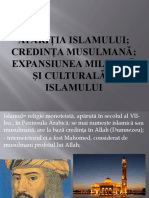 Aparitia Islamului Credinta Musulmana Expansiunea Militara Si Culturala A Islamului